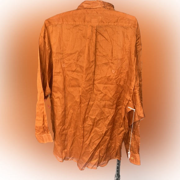 Vtg. TWEEDS Cotton Button Down 🌵L - Picture 3 of 4